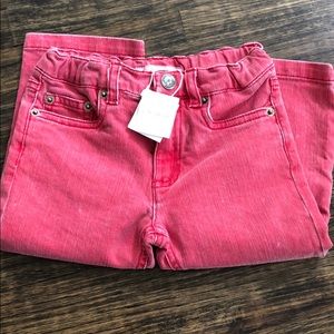 Stylish Red Kids Jeans